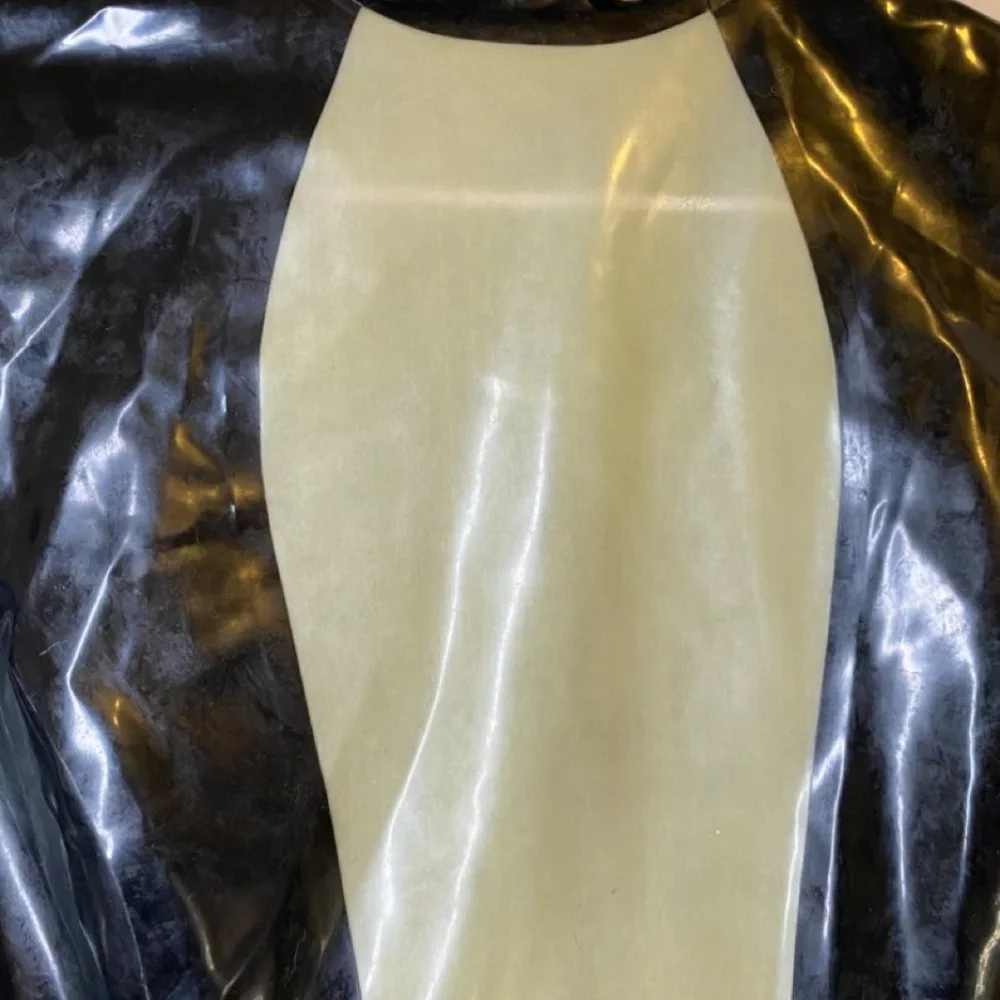 Latex Stripped Dress by Rubber Eva - Picture 10 of 15